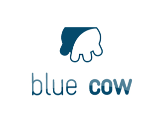 blue cow