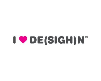 I Heart De(sigh)n Logo
