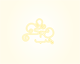 SR nuptial monogram