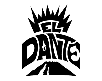 El Dante Logo - Volcano Version