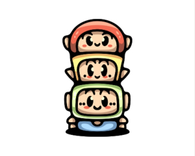Cute Traffic Light Logo
